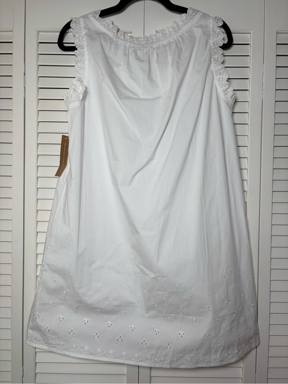 NWT Sorella Atelier Caroline Cotton Embroidery Scallop Few Moda Dress Medium - Picture 10 of 10